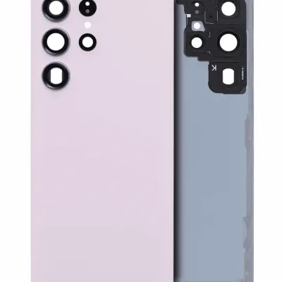 Задня кришка зі скло камери для Samsung Galaxy S23 Ultra 5G (No Logo) (Aftermarket Plus) (Lavender)