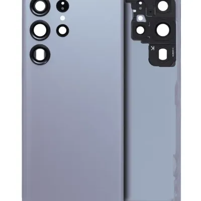 Задня кришка зі скло камери для Samsung Galaxy S23 Ultra 5G (No Logo) (Aftermarket Plus) (Graphite)