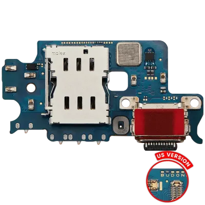 Плата зарядки з читачем SIM для Samsung Galaxy S23 5G (S911U) (US Version) (Premium)