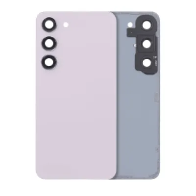 Задня кришка зі склом камери для Samsung Galaxy S23 5G (No Logo) (Aftermarket Plus) (лавандовий)