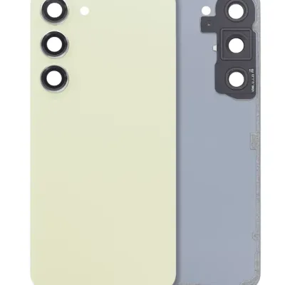 Задня кришка зі склом камери для Samsung Galaxy S23 5G (No Logo) (Aftermarket Plus) (лаймовий)