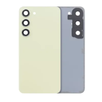 Задня кришка зі склом камери для Samsung Galaxy S23 5G (No Logo) (Aftermarket Plus) (лаймовий)