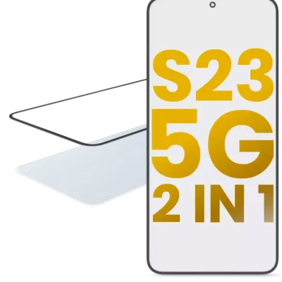 Скло екрана з OCA для Samsung Galaxy S23 5G (2 in 1)