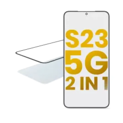 Скло екрана з OCA для Samsung Galaxy S23 5G (2 in 1)