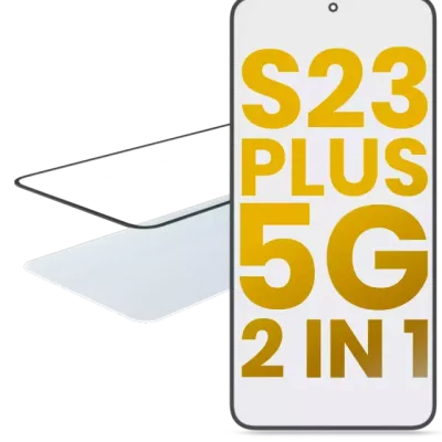 Скло екрана з OCA для Samsung Galaxy S23 Plus 5G (2 in 1)