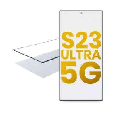 Скло екрана з OCA для Samsung Galaxy S23 Ultra 5G (2 in 1)