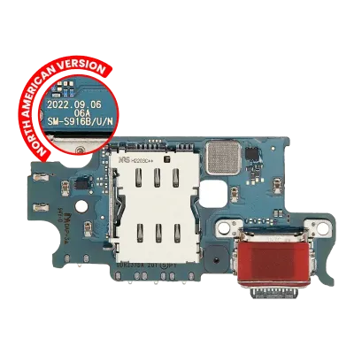 Плата зарядки з читачем SIM для Samsung Galaxy S23 Plus 5G (S916U) (US Version) (Premium)