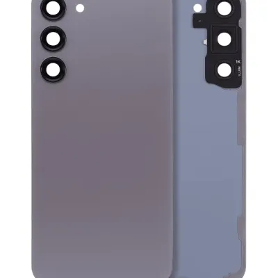 Заднє скло зі склом камери для Samsung Galaxy S23 Plus 5G (без логотипу) (Aftermarket Plus) (Graphite)