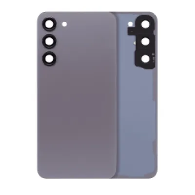 Заднє скло зі склом камери для Samsung Galaxy S23 Plus 5G (без логотипу) (Aftermarket Plus) (Graphite)