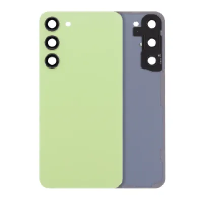 Заднє скло зі склом камери для Samsung Galaxy S23 Plus 5G (без логотипу) (Aftermarket Plus) (Lime)