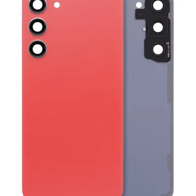 Заднє скло зі склом камери для Samsung Galaxy S23 Plus 5G (без логотипу) (Aftermarket Plus) (Orange)