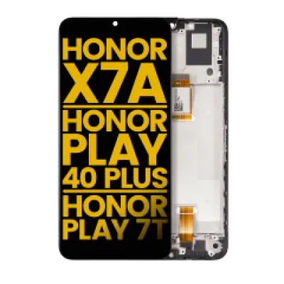 Дисплейний модуль для Honor X7A / Honor Play 40 Plus / Honor Play 7T (LCD) з рамкою (Refurbished) (Всі кольори)