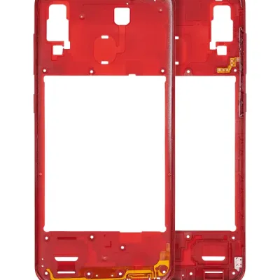 Рамка корпусу для Samsung Galaxy A30 (A305 / 2019) (Aftermarket Plus) (червоний)