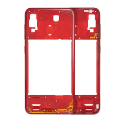 Рамка корпусу для Samsung Galaxy A30 (A305 / 2019) (Aftermarket Plus) (червоний)