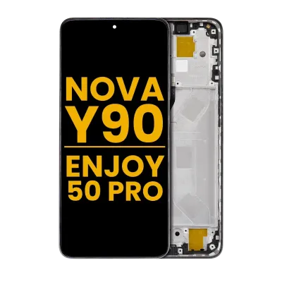 Дисплейний модуль для Huawei Nova Y90 / Enjoy 50 Pro (LCD) з рамкою (Refurbished) (Midnight Black)