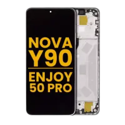 Дисплейний модуль для Huawei Nova Y90 / Enjoy 50 Pro (LCD) з рамкою (Refurbished) (Pearl White)
