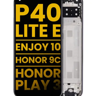 Дисплейний модуль для Huawei P40 lite E / Enjoy 10 / Honor 9C / Honor Play 3 (LCD) з рамкою (Refurbished) (Midnight Black)