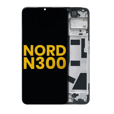 Дисплейний модуль для OnePlus Nord N300 5G (LCD) з рамкою (Refurbished) (Всі кольори)