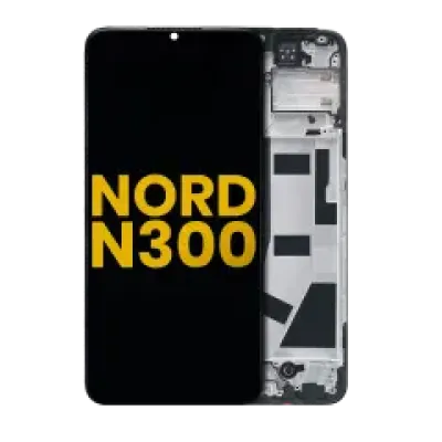 Дисплейний модуль для OnePlus Nord N300 5G (LCD) з рамкою (Refurbished) (Всі кольори)