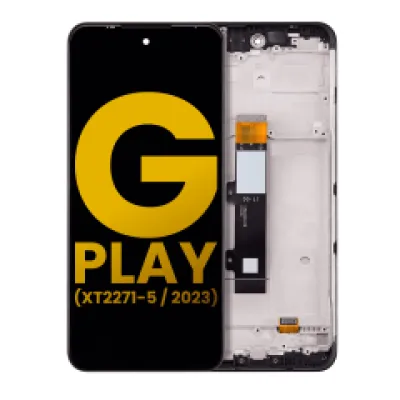Дисплейний модуль (LCD) для Motorola Moto G Play (XT2271 / 2023) з рамкою (Refurbished) (усі кольори)