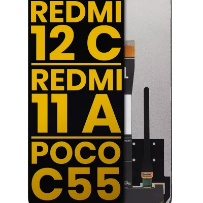 Дисплейний модуль (LCD) без рамки для Xiaomi Redmi 12C / Redmi 11A / Poco C55 (Refurbished) (Усі кольори)
