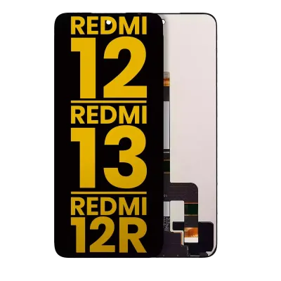 LCD Assembly Without Frame Compatible For Xiaomi Redmi 12 4G / Redmi 12 5G /Redmi 13 4G / Redmi 13 5G / Redmi Note 12R / Poco M6 Pro (Refurbished) (All Colors)