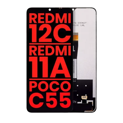 Дисплейний модуль (LCD) без рамки для Xiaomi Redmi 12C / Redmi 11A / Poco C55 (Aftermarket Plus) (Усі кольори)
