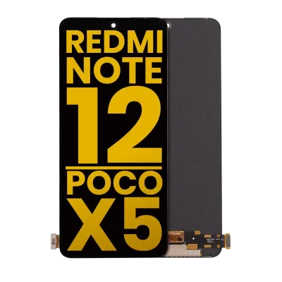 Дисплейний модуль (OLED) без рамки для Xiaomi Redmi Note 12 4G / Redmi Note 12 5G / Poco X5 (Refurbished) (Усі кольори)