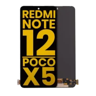 Дисплейний модуль (OLED) без рамки для Xiaomi Redmi Note 12 4G / Redmi Note 12 5G / Poco X5 (Refurbished) (Усі кольори)