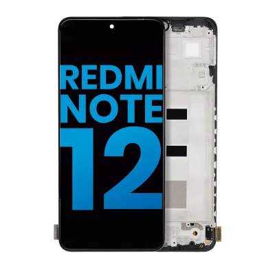 Дисплейний модуль (LCD) з рамкою для Xiaomi Redmi Note 12 4G (Aftermarket: Incell) (Усі кольори)