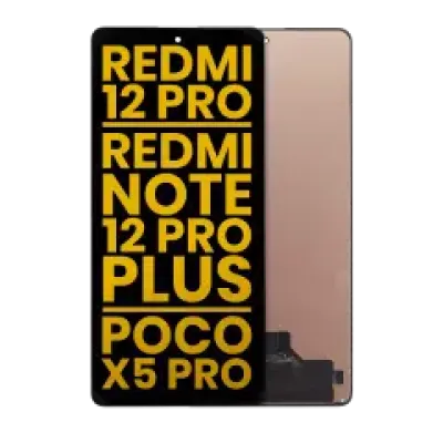 Дисплейний модуль (OLED) без рамки для Xiaomi Redmi Note 12 Pro 5G / Xiaomi Redmi Note 12 Pro+ / Redmi Note 12 Pro Speed / Poco X5 Pro (Refurbished) (усі кольори)