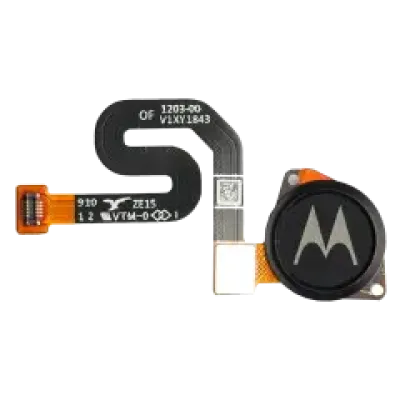 Сканер відбитків пальців з проклейкою для Motorola Moto G7 Play (XT1952-X / 2019) (Genuine OEM) (чорний)