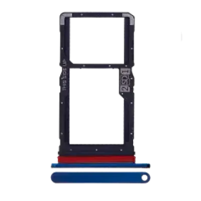 Лоток SIM (Dual Sim) для Motorola One Fusion Plus (XT2067-2 / 2020) (Genuine OEM) (Twilight Blue)