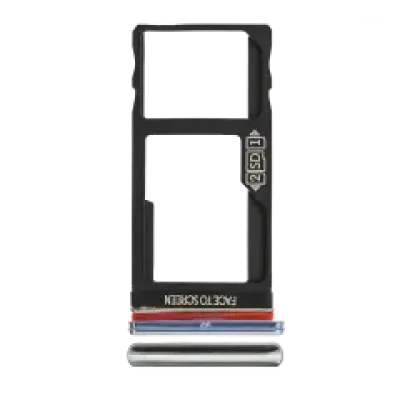Лоток SIM (Dual Sim) для Motorola One Fusion Plus (XT2067-2 / 2020) (Genuine OEM) (білий)