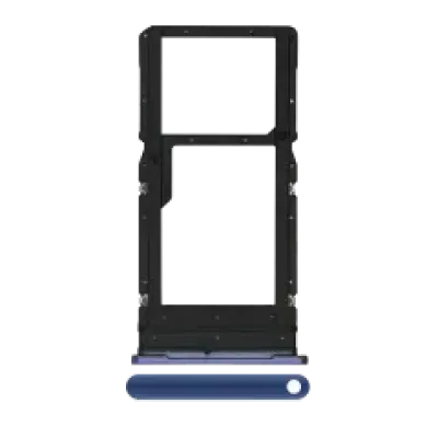 Лоток SIM для Motorola One 5G (XT2075-1 / XT2075-2 / 2020) (Genuine OEM) (Prussian Blue)