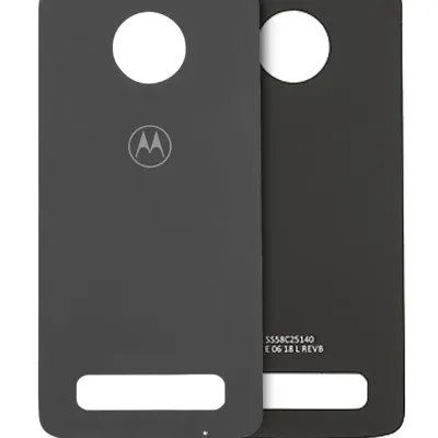 Back cover Glass For Motorola Moto Z3 Play (XT1929 / 2018) (Genuine OEM) (Black)