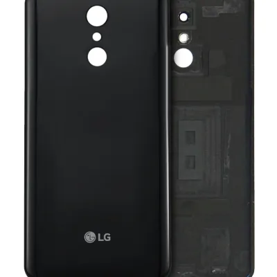 Задня кришка зі скла для LG Stylo 4 (Genuine OEM) (Чорний)