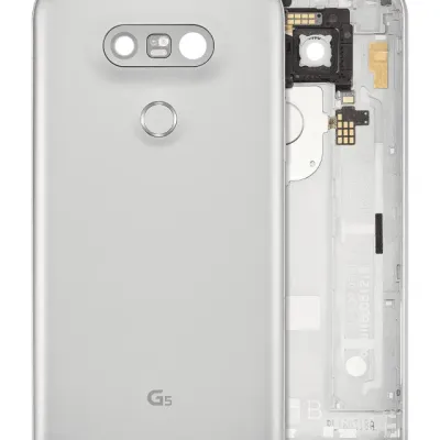 Задня кришка зі скла для LG G5 (Generic) (Сріблястий)
