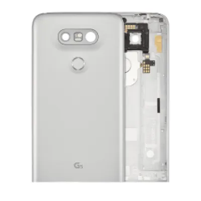 Задня кришка зі скла для LG G5 (Generic) (Сріблястий)