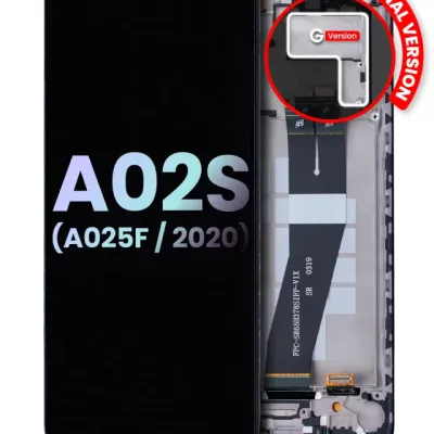 Дисплейний модуль з рамкою для Samsung Galaxy A02S (A025F / 2020) (International Version) (Service Pack) (всі кольори)