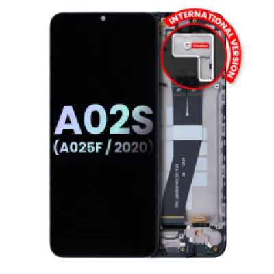 Дисплейний модуль з рамкою для Samsung Galaxy A02S (A025F / 2020) (International Version) (Service Pack) (всі кольори)