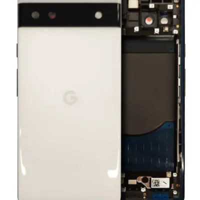 Back Housing For Google Pixel 6a (Genuine OEM) (Chalk)
