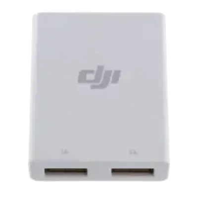 Двопортовий адаптер DJI (2x USB-A) для мережі (Bulk Packaging)