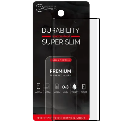 Casper Edge-Glued Tempered Glass для Samsung Galaxy S22 Ultra (Case Friendly) (Retail Packaging)