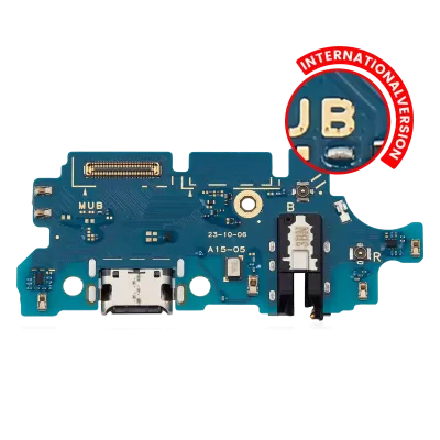 Плата зарядки з роз'ємом навушників для Samsung Galaxy A15 (A155 / 2023) / A15 5G (A156 / 2023) (International Version) (Premium)