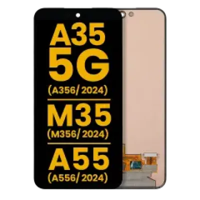 Дисплейний модуль (OLED) без рамки для Samsung Galaxy A35 5G (A356 / 2024) / M35 (M356 / 2024) / A55 (A556 / 2024) (Refurbished) (усі кольори)