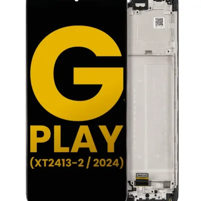 Дисплейний модуль (LCD) з рамкою для Motorola Moto G Play (XT2413 / 2024) (Refurbished) (Всі кольори)