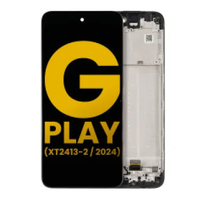 Дисплейний модуль (LCD) з рамкою для Motorola Moto G Play (XT2413 / 2024) (Refurbished) (Всі кольори)