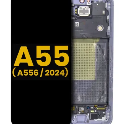 Дисплейний модуль (OLED) для Samsung Galaxy A55 (A556 / 2024) (Refurbished) (Lilac)