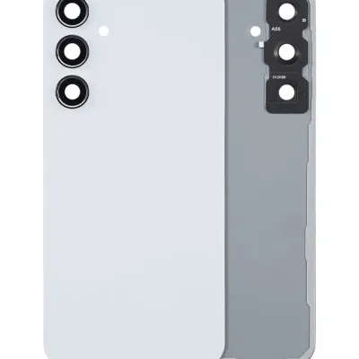 Задня кришка зі склом камери для Samsung Galaxy A55 5G (A556 / 2024) (No Logo) (Aftermarket Plus) (Iceblue)